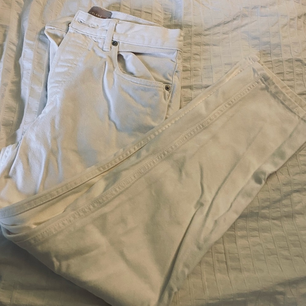 Everlane White Cheeky Jean